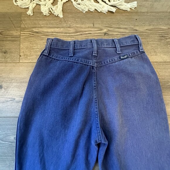 Vintage Western Wrangler Purple Jeans Size 2 Straight Leg - Picture 7 of 8